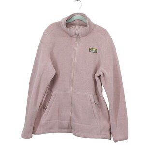 LL Bean Women's Mountain Classic Fleece Jacket Pink Size M